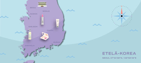Korealaisen ja länsimaisen kosmetiikan erot