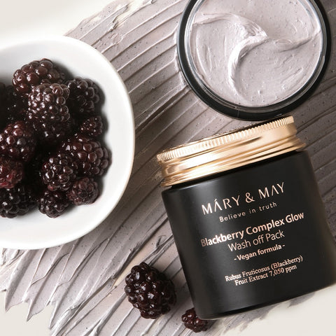 [Mary&May] Vegan Blackberry Complex Glow Wash Off Pack