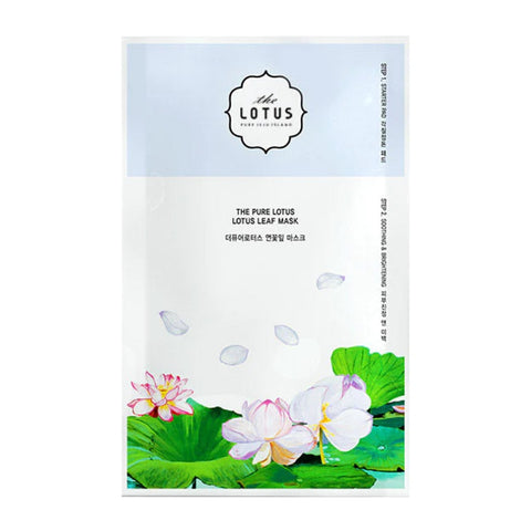 [The Pure Lotus] Lotus Leaf Mask Soothing & Brightening