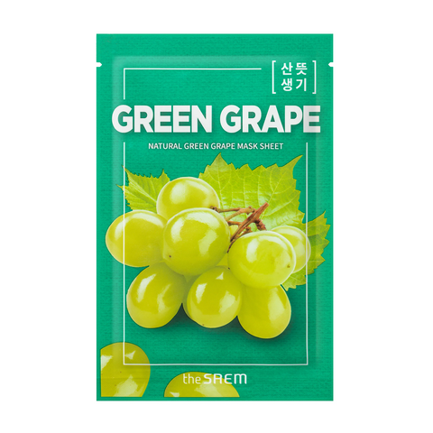 [The Saem] Natural Green Grape Mask Sheet