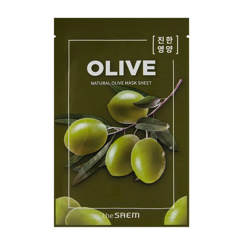 [The Saem] Natural Olive Mask Sheet