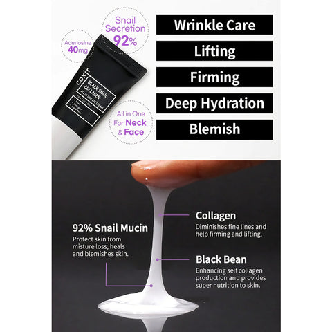 [Coxir] Black Snail Collagen All in One Eye Cream