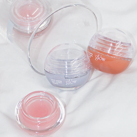 [glow] peach peptide repair lip balm