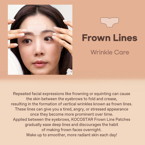 [Kocostar] Ultimate Face Patches - Frown Lines (6pcs)