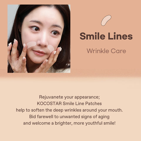 [Kocostar] Ultimate Face Patches - Smile Lines (6 pairs)