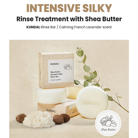 Kundal Shea Butter Intensive Silky Rinse Bar French Lavender