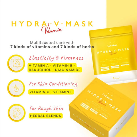 [LuLuLun] Hydra-V Vitamin Facial Mask (28pcs)