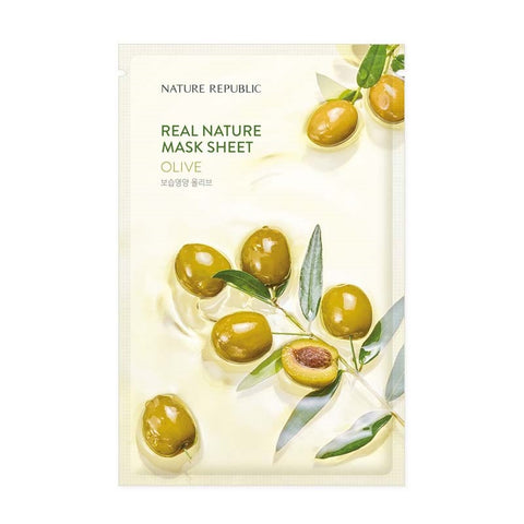 [Nature Republic] Real Nature Olive Mask Sheet
