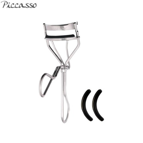 [PICCASSO] Eyelash Curler Silver + Silicone Refill Pads