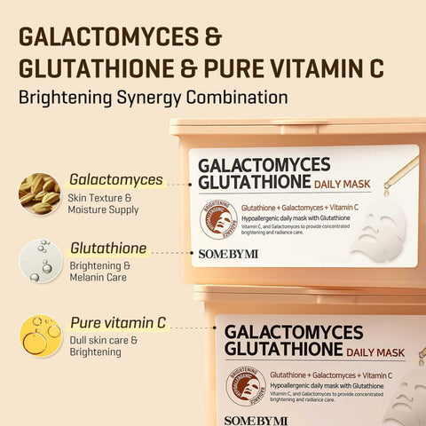 [Some By Mi] Galactomyces Glutathione Daily Mask (30ea)