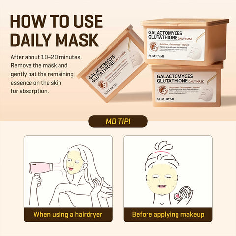 [Some By Mi] Galactomyces Glutathione Daily Mask (30ea)