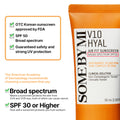 Some By Mi V10 Hyal Air Fit Sunscreen info Broad Spectrum