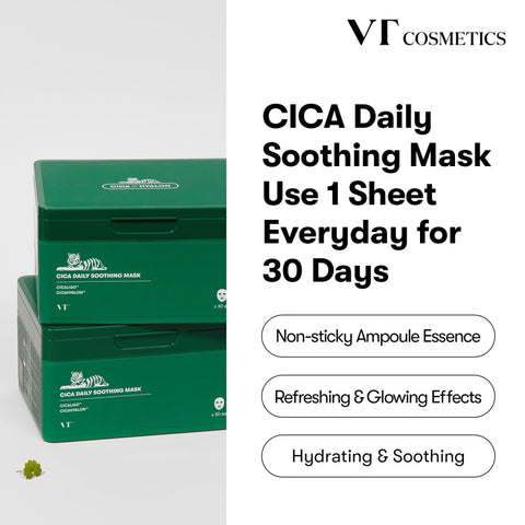 [VT Cosmetics] Cica Daily Soothing Mask (30ea)