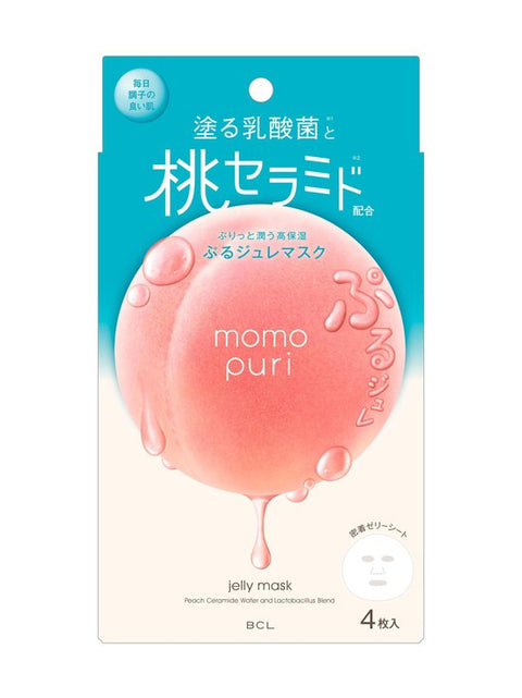 [BCL] Momopuri Jelly Mask 4pcs