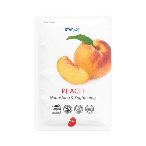 [Stay Well] Vegan Sheet Mask Peach