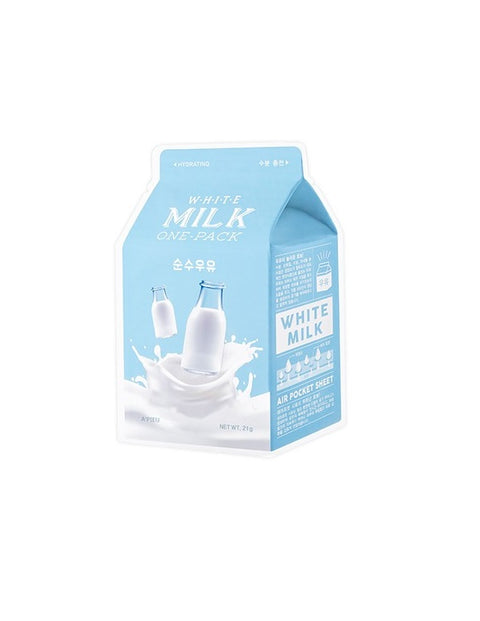 [A'pieu] White Milk One-Pack Sheet Mask
