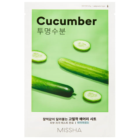 [Missha] Airy Fit Sheet Mask Cucumber