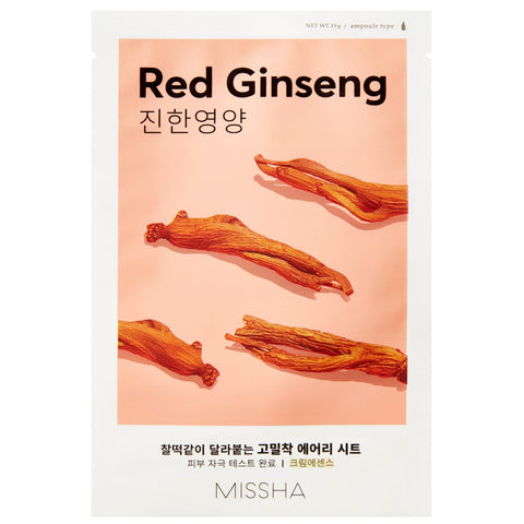 [Missha] Airy Fit Sheet Mask Red Ginseng