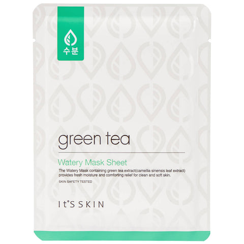 [It's Skin] Green Tea Watery Sheet Mask