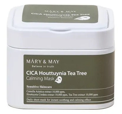 [Mary&May] CICA Houttuynia Tea Tree Calming Mask Pack