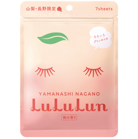[LuLuLun] Premium Sheet Mask Yamanashi Peach 7-pack