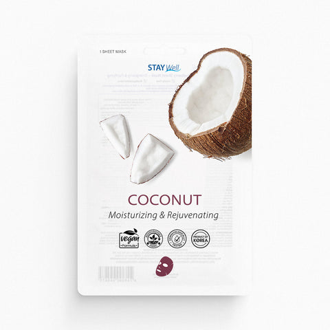 [Stay Well] Vegan Sheet Mask Coconut