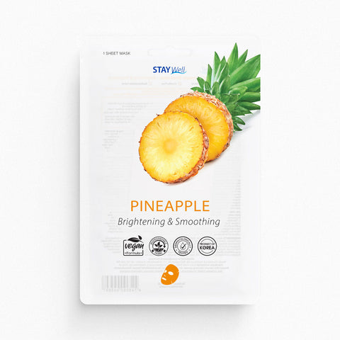 [Stay Well] Vegan Sheet Mask Pineapple