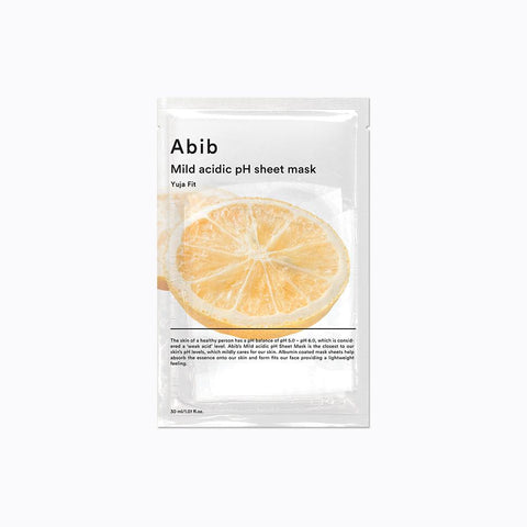 [Abib] Mild Acidic pH Sheet Mask Yuja Fit